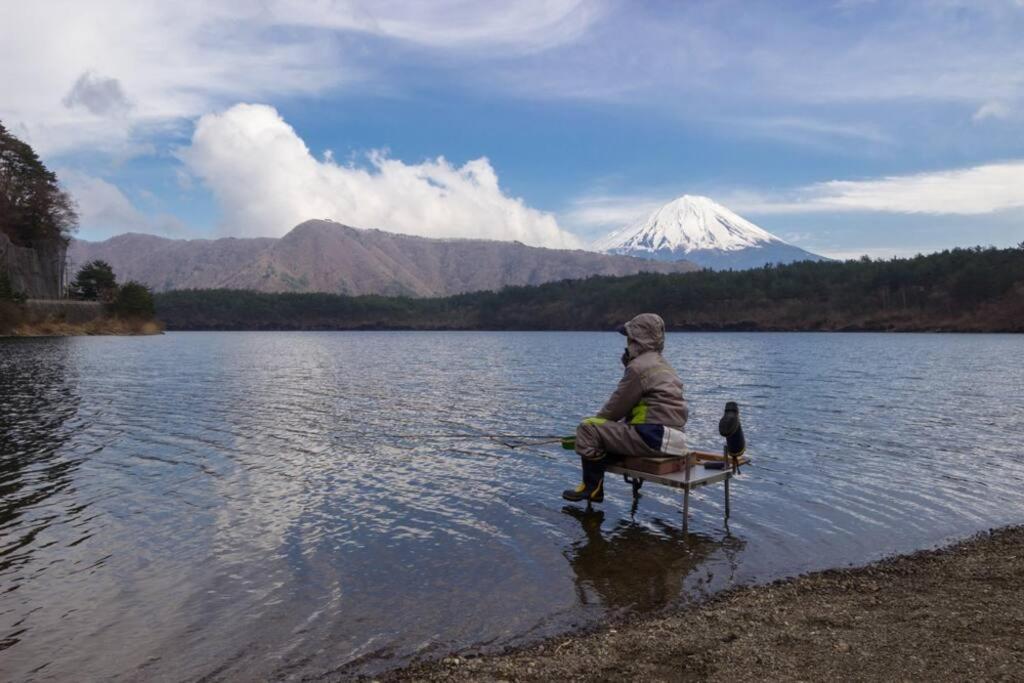 Vila Away From Noise,View Fuji Mt In The Designer House Yamanakako Exteriér fotografie